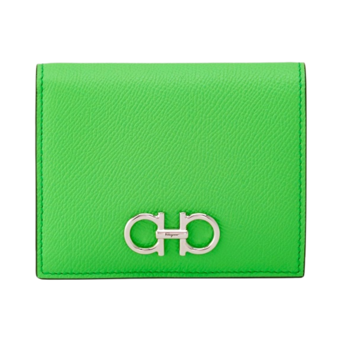 페라가모 간치니 콤팩트 지갑 라임 그린(Ferragamo Gancini Compact Wallet Lime Green) - 1