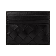 Bottega Veneta Intrecciato Credit Card Case Black