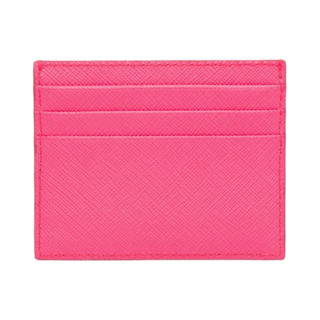 프라다 사피아노 레더 트라이앵글 로고 카드 지갑 마젠타(Prada Saffiano Leather Triangle Logo Card Holder Magenta) - 2