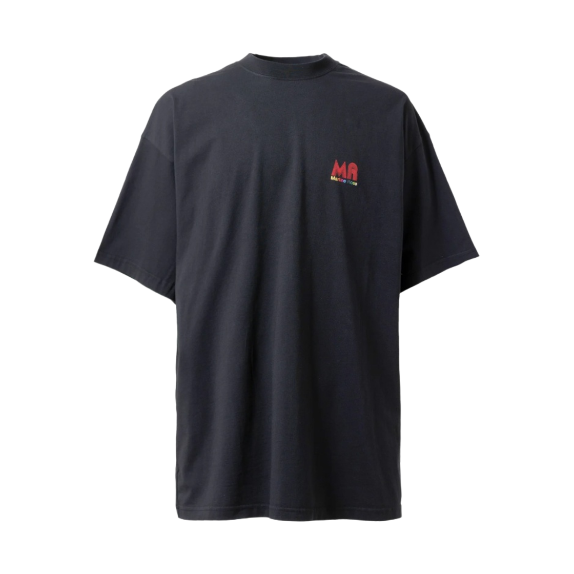 마틴 로즈 오버사이즈 티셔츠 블랙 70's 멀티(Martine Rose Oversized T-Shirt Black 70's Multi)