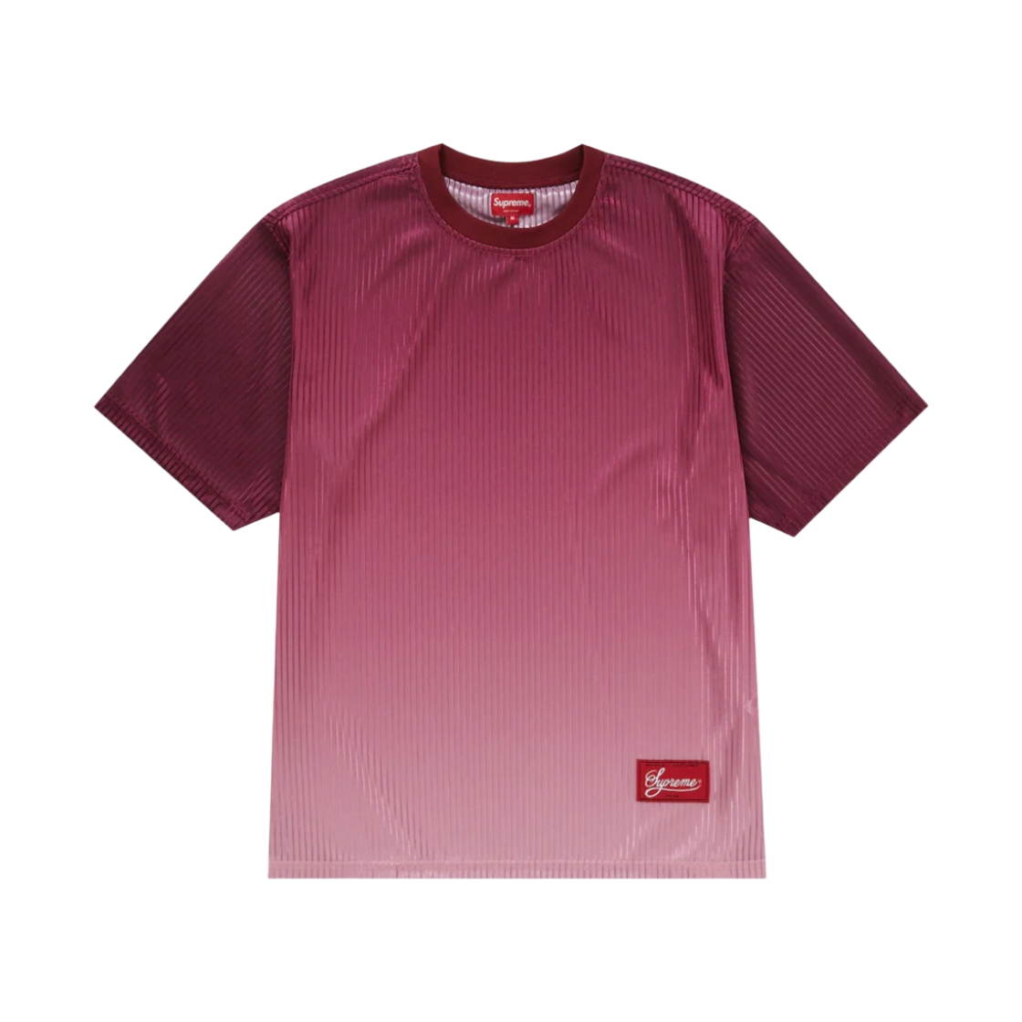 슈프림 그라디언트 메쉬 스트라이프 저지 마젠타 - 23SS(Supreme Gradient Mesh Stripe Jersey Magenta - 23SS) - 1