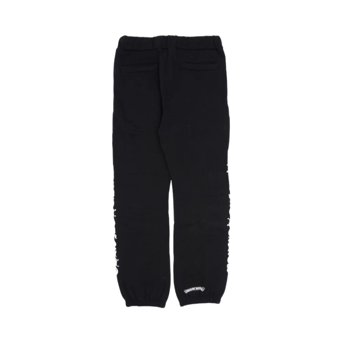 - Chrome Hearts Scroll Logo Spellout Sweatpants Black