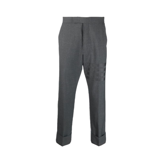 Thom Browne 4-Bar Tailored Trousers Dark Grey