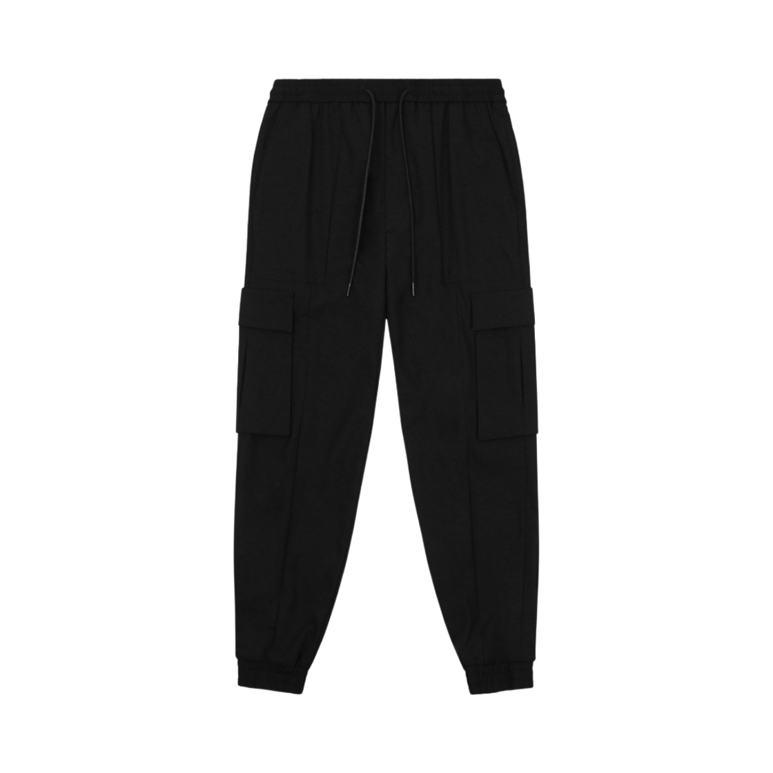 준지 울 블렌디드 카고 조거 팬츠 블랙 - 22SS(Juun.J Wool Blended Cargo Jogger Pants Black - 22SS)