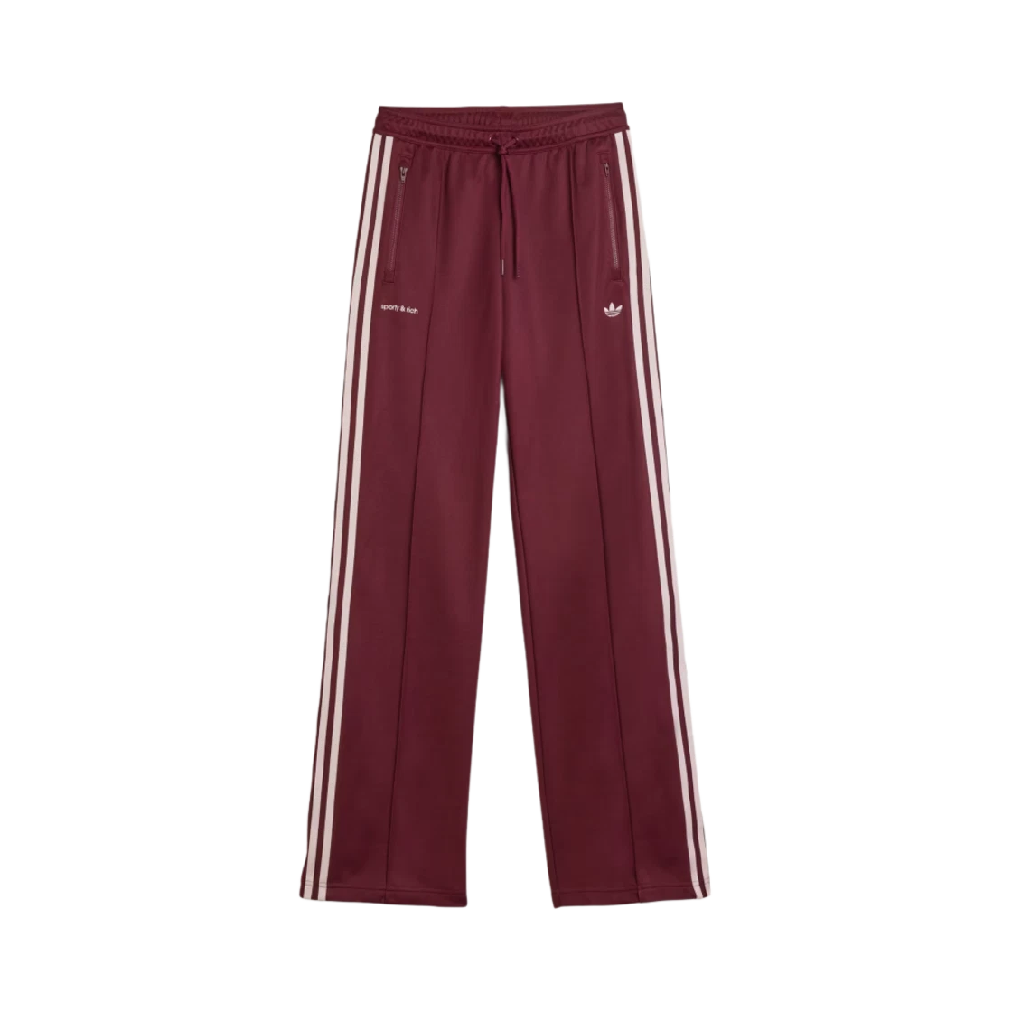 Adidas (W) Adidas x Sporty & Rich Track Pants Maroon - KR Sizing · S