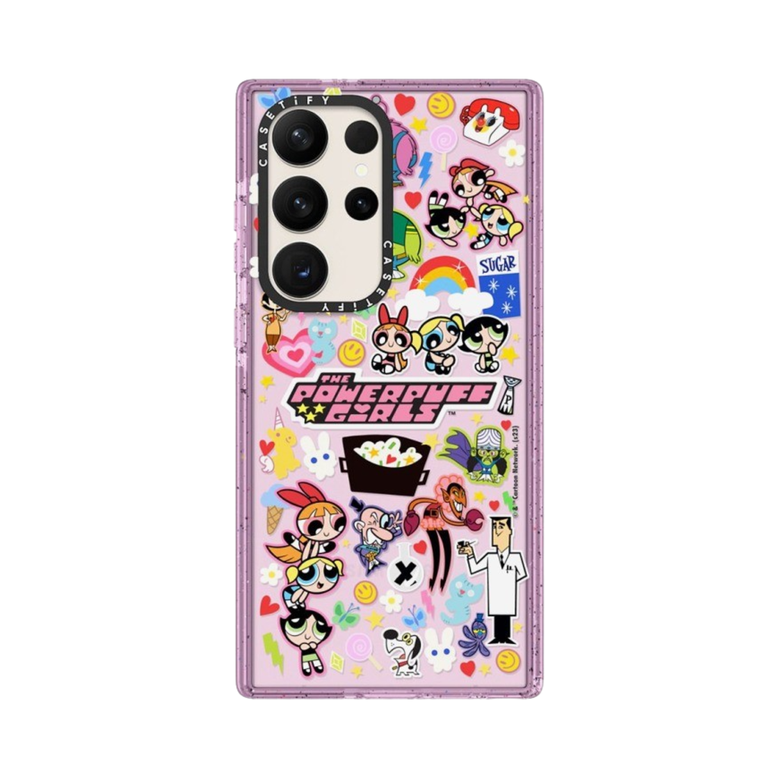 케이스티파이 x 파워퍼프걸 갤럭시 스티커마니아 임팩트 케이스 반투명 라일락(Casetify x The Powerpuff Girls Galaxy Stickermania Impact Case Sheer Lilac) - 1