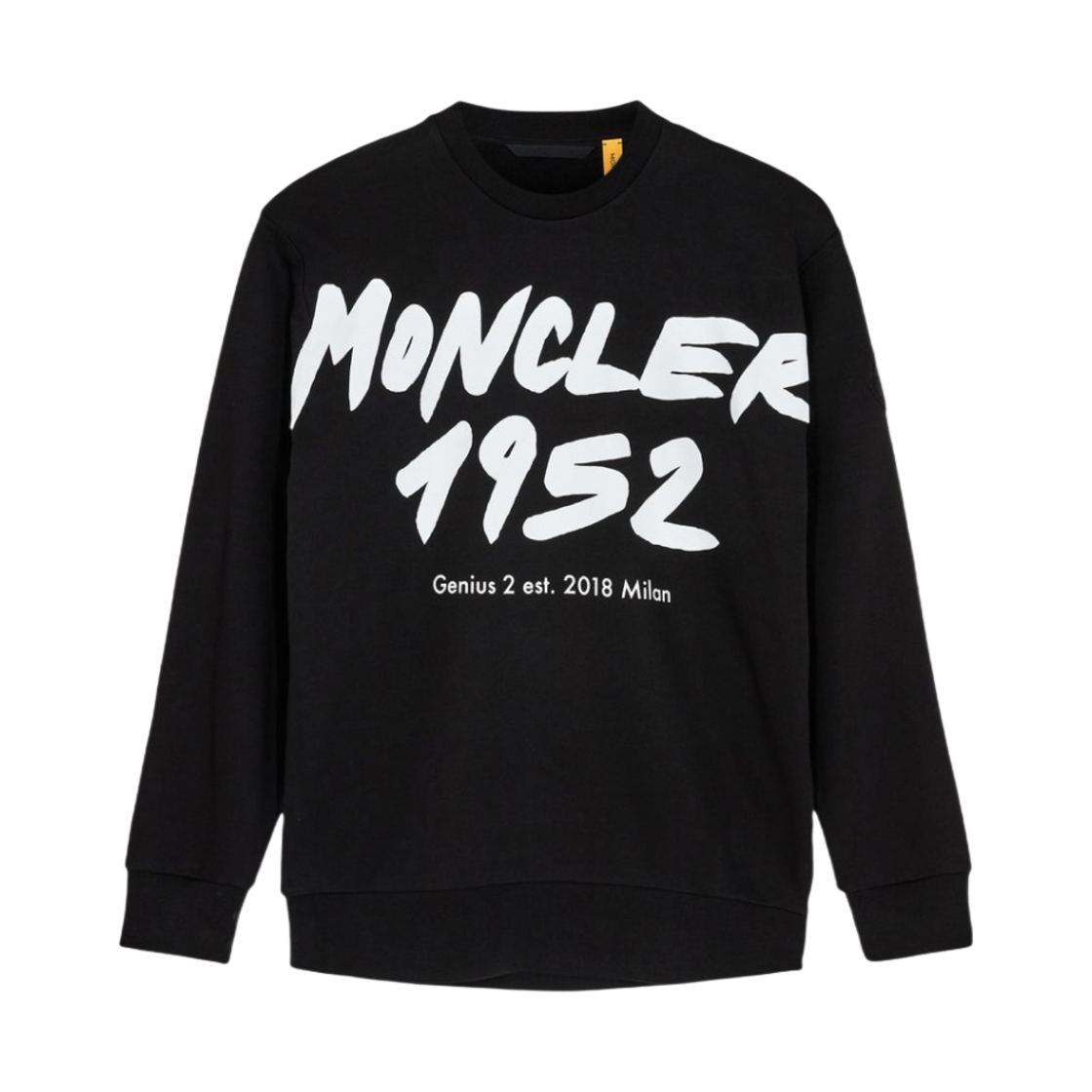 H1-092-8G00013-8098U-999 Moncler 1952 Logo Sweatshirt Black - 22SS