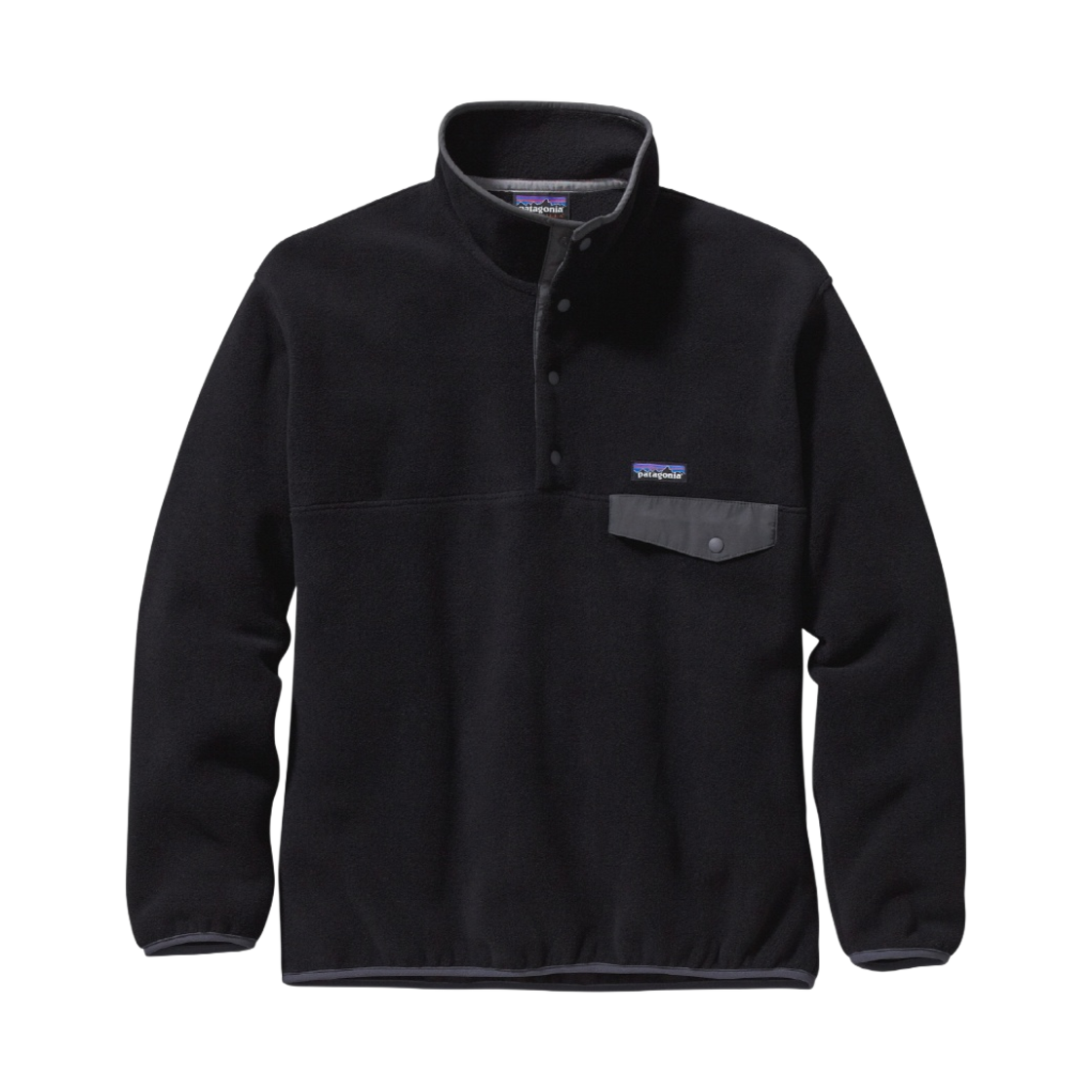 25450 Patagonia Synchilla Snap-T Fleece Pullover Black Forge Grey