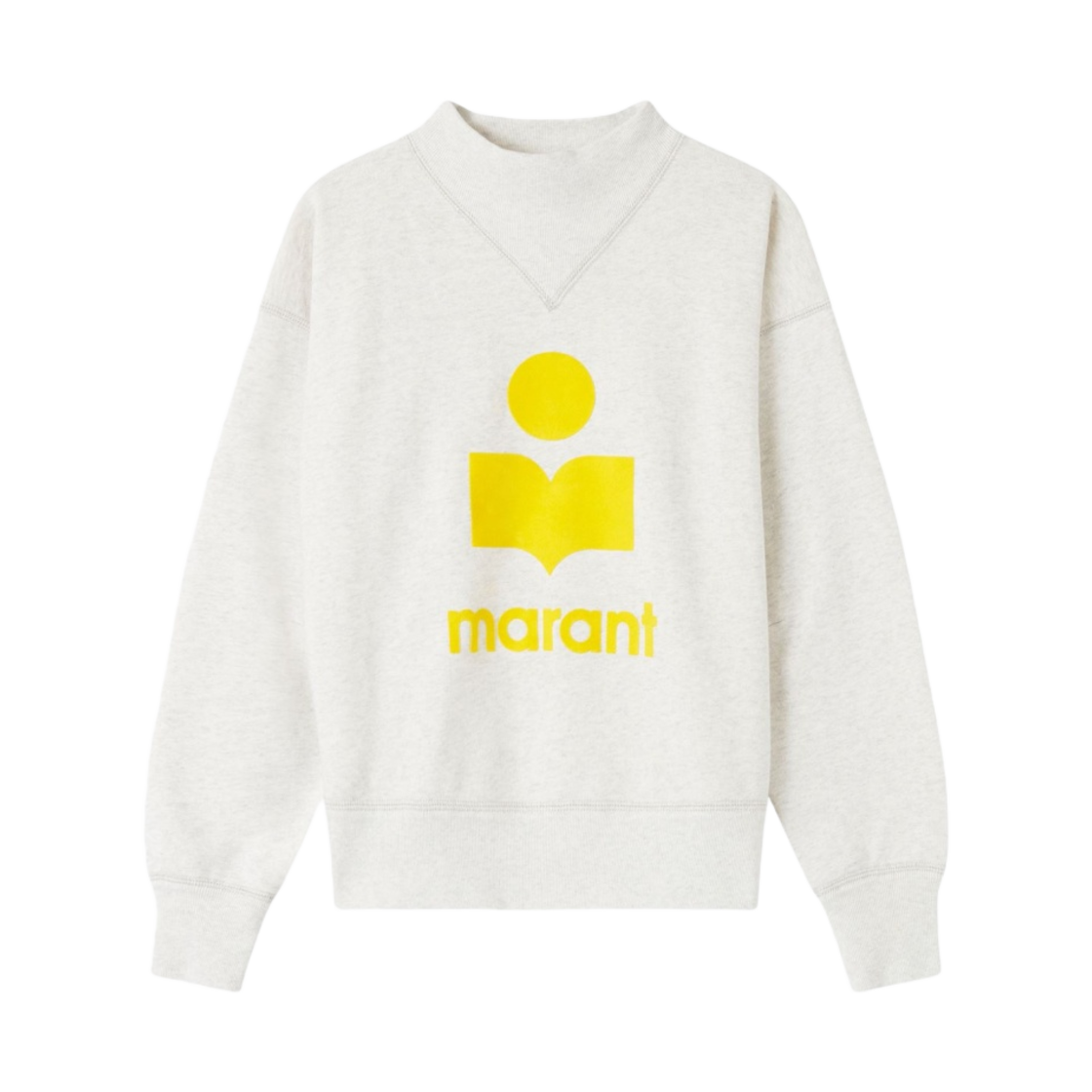 (W) 이자벨 마랑 모비 로고 스웨트셔츠 에크루 옐로우 - 23SS((W) Isabel Marant Moby Logo Sweatshirt Ecru Yellow - 23SS) - 1
