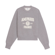 AMI Paris France Sweatshirt Heather Grey