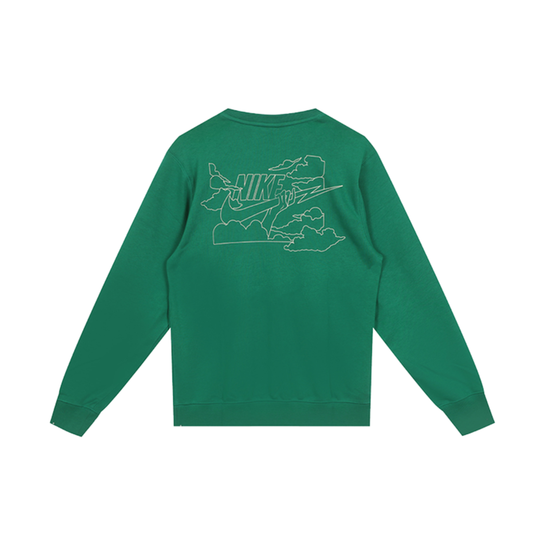 나이키 클럽 프렌치 테리 크루넥 스웨트셔츠 말라카이트 세일 - 아시아(Nike Club French Terry Crewneck Sweatshirt Malachite Sail - Asia) - 2