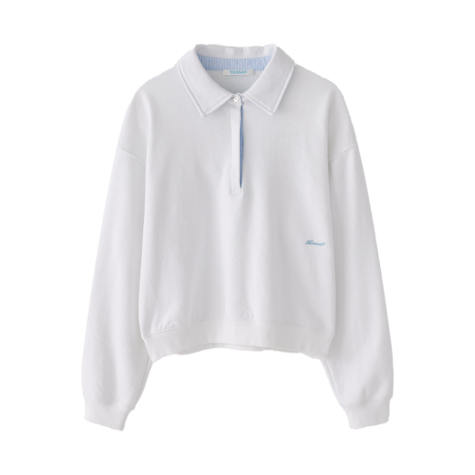 TA12352 TANNAT T/T Heritage rugby sweatshirt - ivory