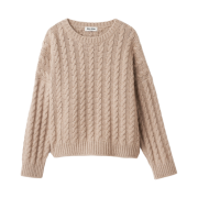 Miu Miu Cashmere Sweater Sand Beige