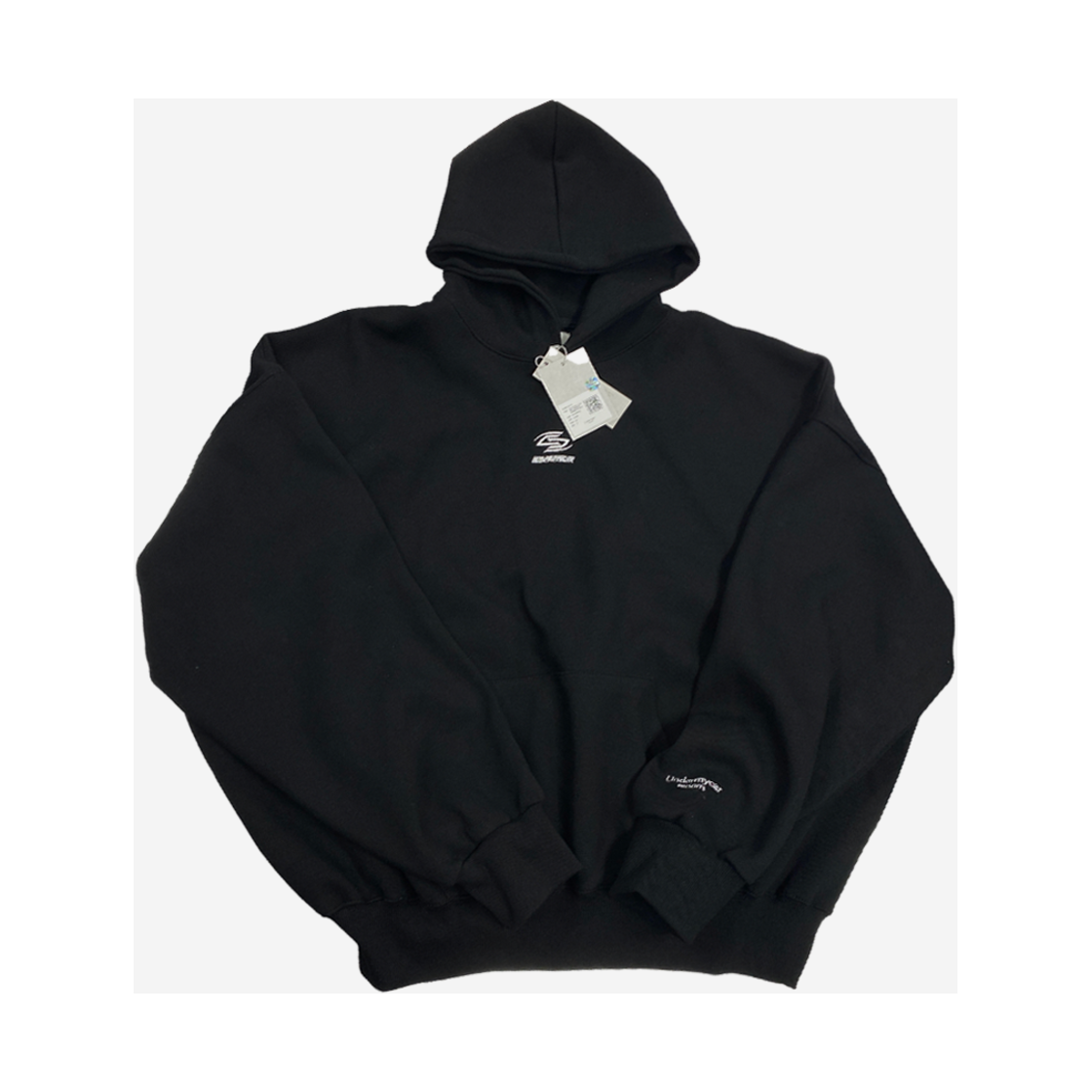 【Undermycar】Anti Fxxking Logo Play High Neck Cotton Zip-up 언더마이카 무.09 안티 Fxxking 로고 플레이 오버사이즈 후디