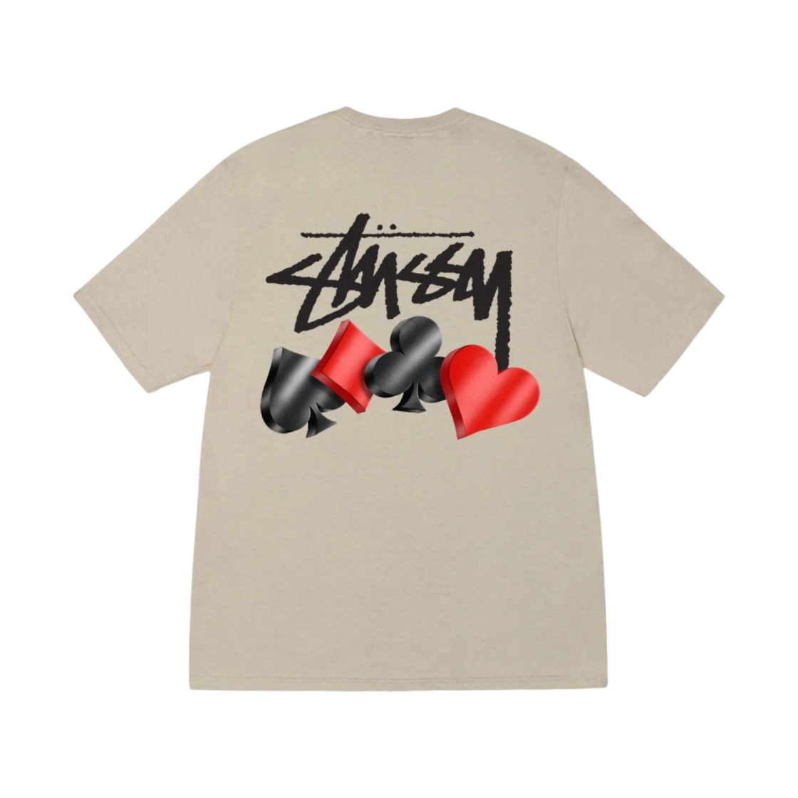 스투시 수트 티셔츠 카키(Stussy Suits T-Shirt Khaki) - 1