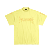 Balenciaga Darkwave T-Shirt Oversized in Yellow Red