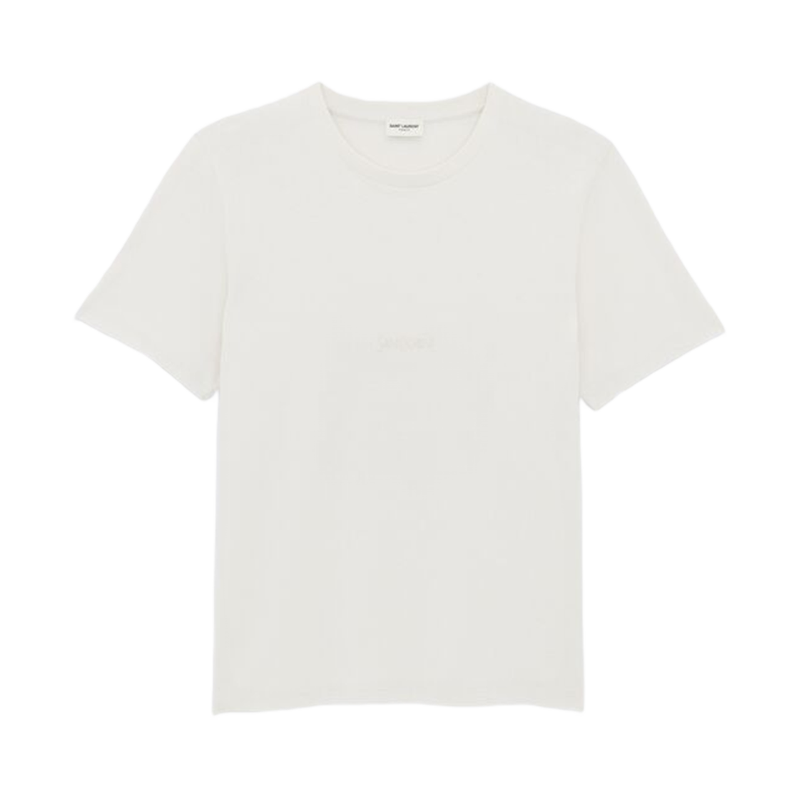 (W) 생로랑 생로랑 티셔츠 더티 에크루((W) Saint Laurent T-Shirt Dirty Ecru)