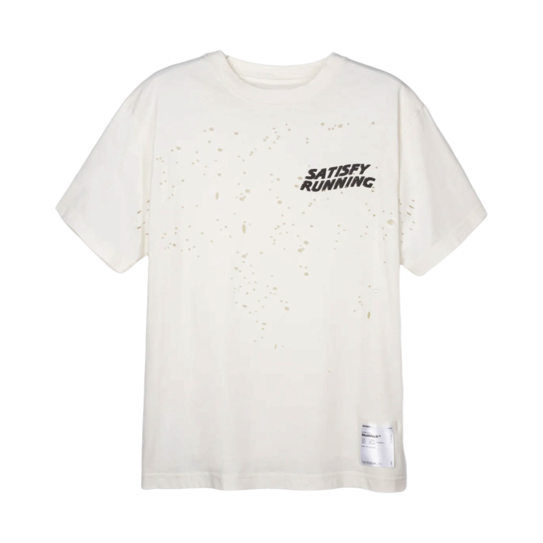 새티스파이 모스테크 티셔츠 오프 화이트(Satisfy Mothtech T-Shirt Off White)