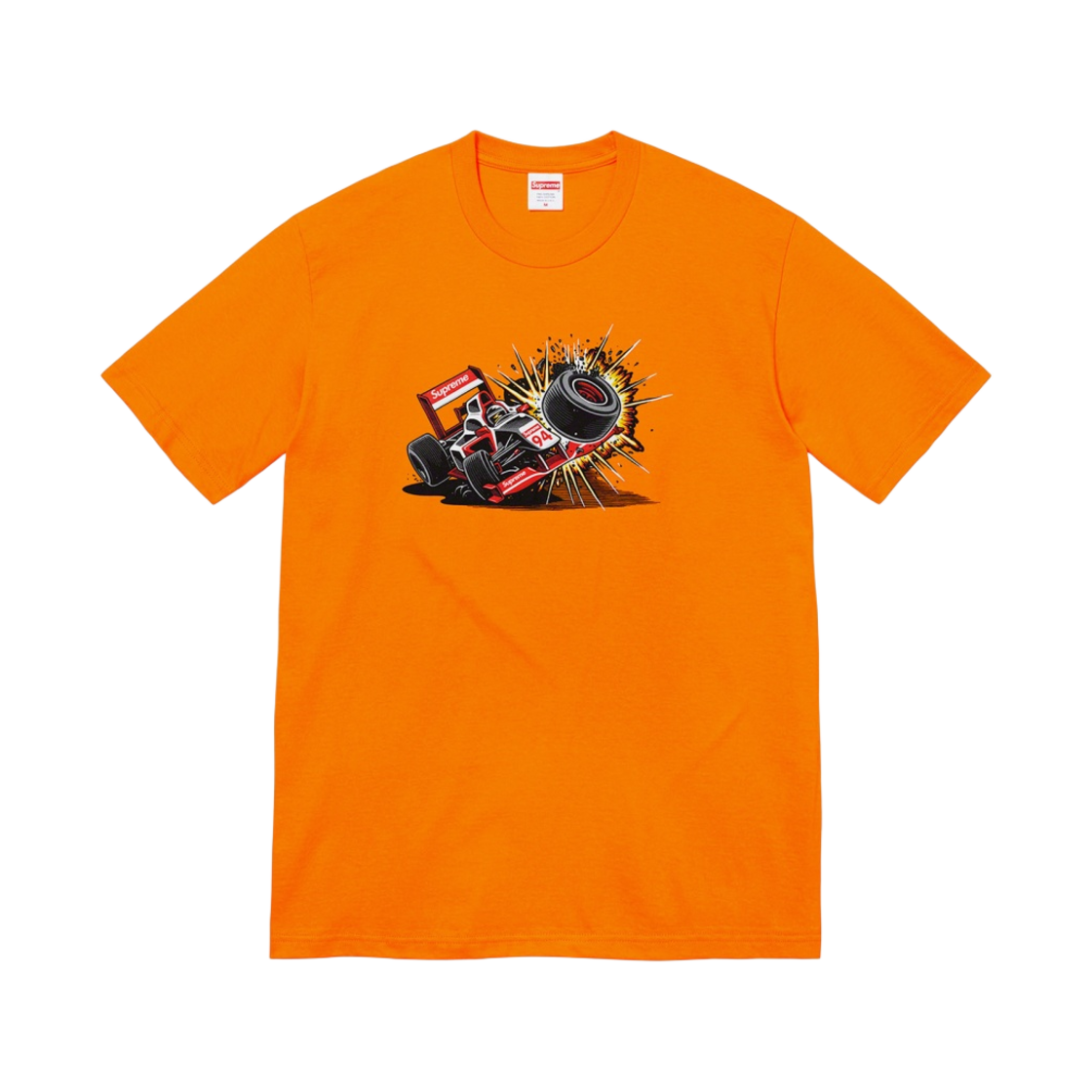 슈프림 크래쉬 티셔츠 오렌지 - 21FW(Supreme Crash T-Shirt Orange - 21FW) - 1