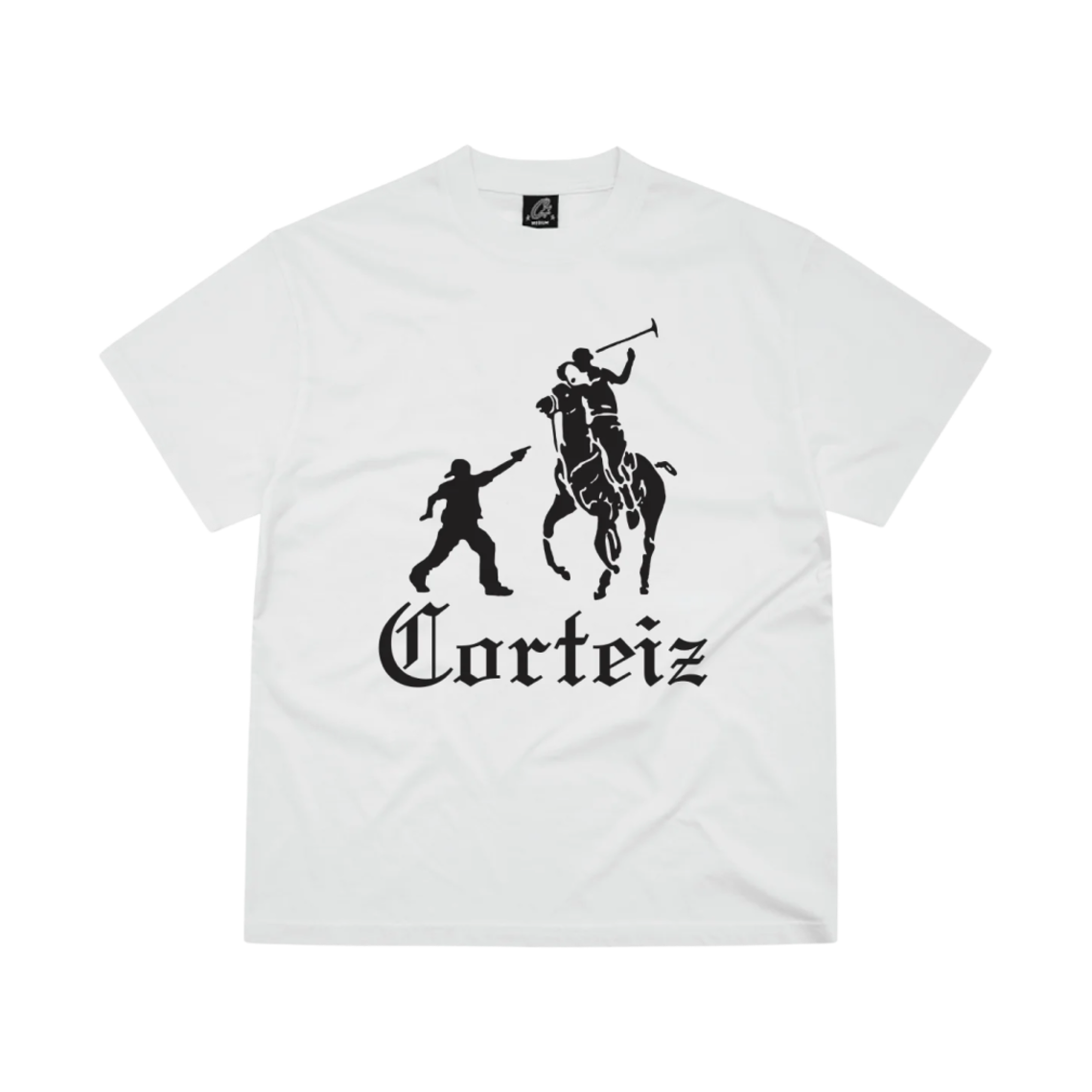 코르테이즈 잭 보이즈 티셔츠 화이트 블랙(Corteiz Jack Boys T-Shirt White Black) - 1