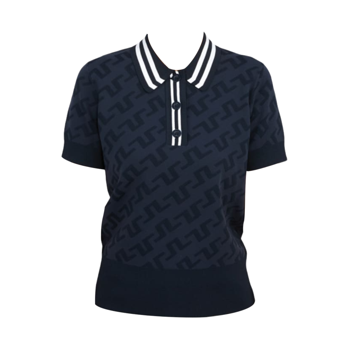 AWKW06933-O442 (W) J.Lindeberg Arya Golf Knitted Shirt Navy