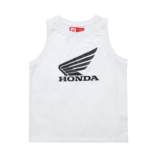 HEM1SS367AWH Honda Original Wing Logo Mesh Sleeveless White