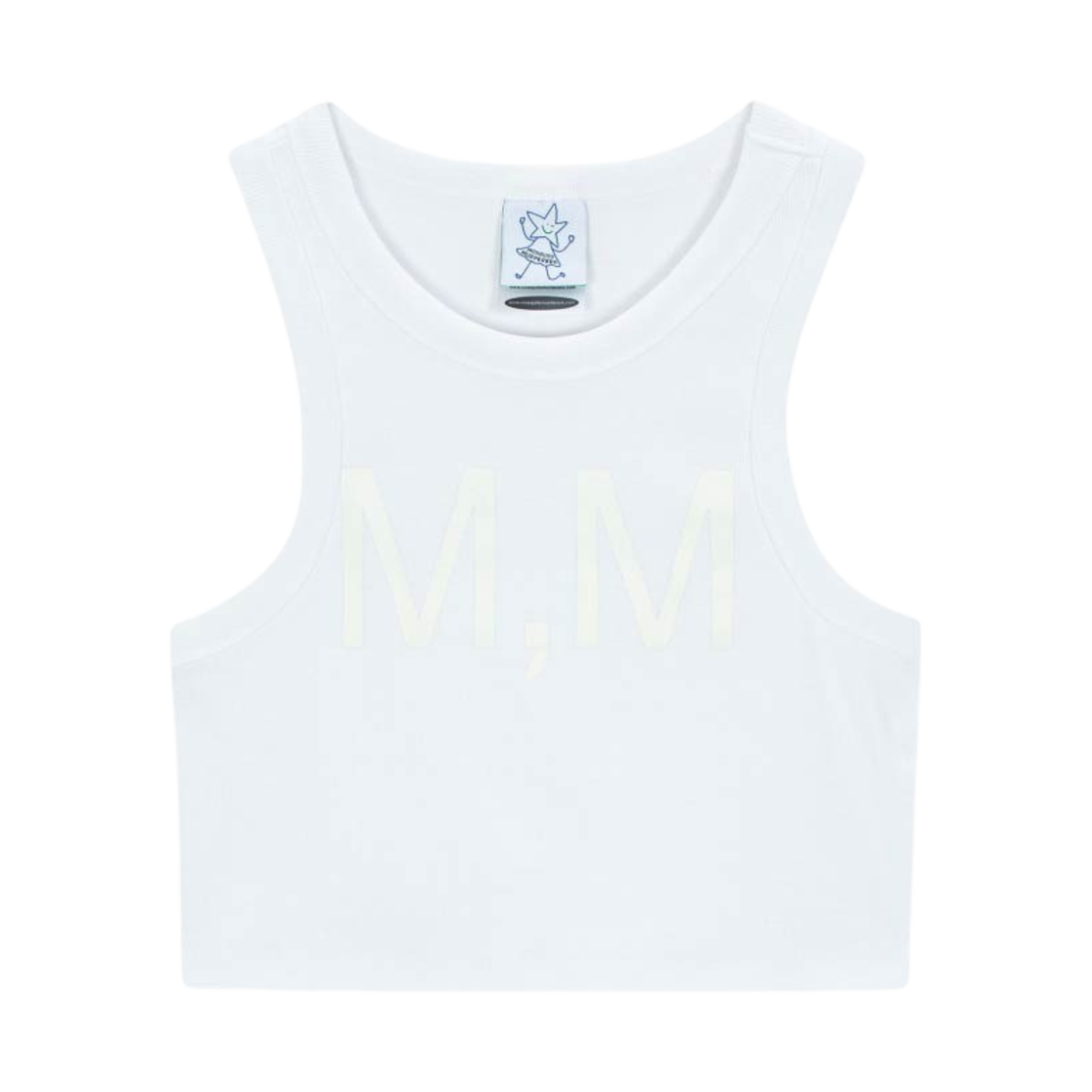 모스키토 머더러스 우먼 엠엠 크롭 슬리브리스 화이트(Mosquito Murderers Women M,M Crop Sleeveless White)