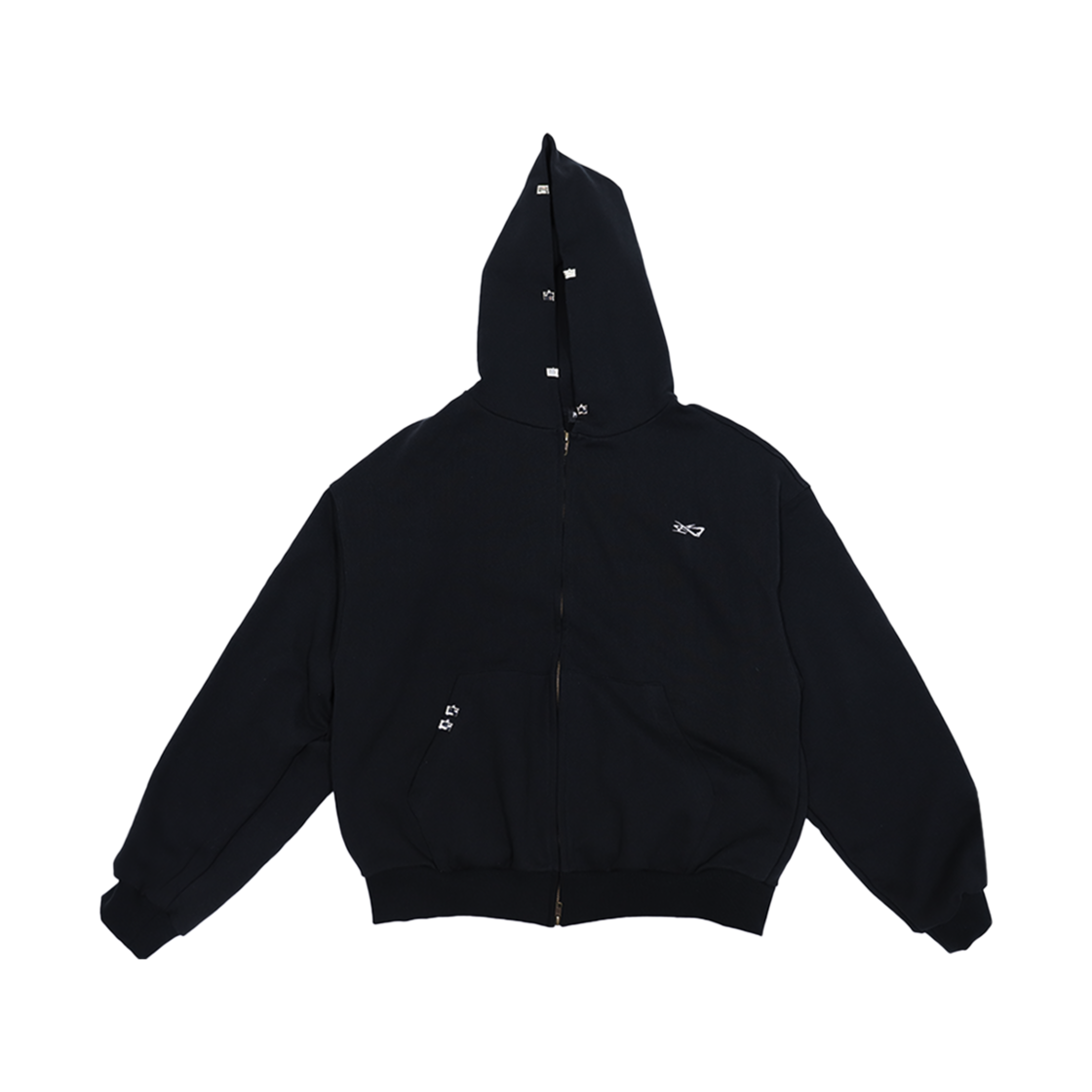 파코서플라이 필드 메탈 집업 후디 블랙(PACOSPLY Field Metal Zip Up Hoodie Black)