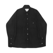 Haleine Carpenter Pocket Tweed Shirts Black (VT312)
