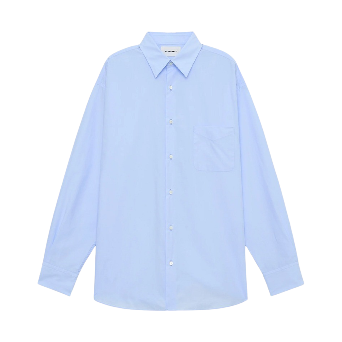 KM4BSHLMW04SB Markaware Typewriter Comfort Fit Shirt Sax Blue