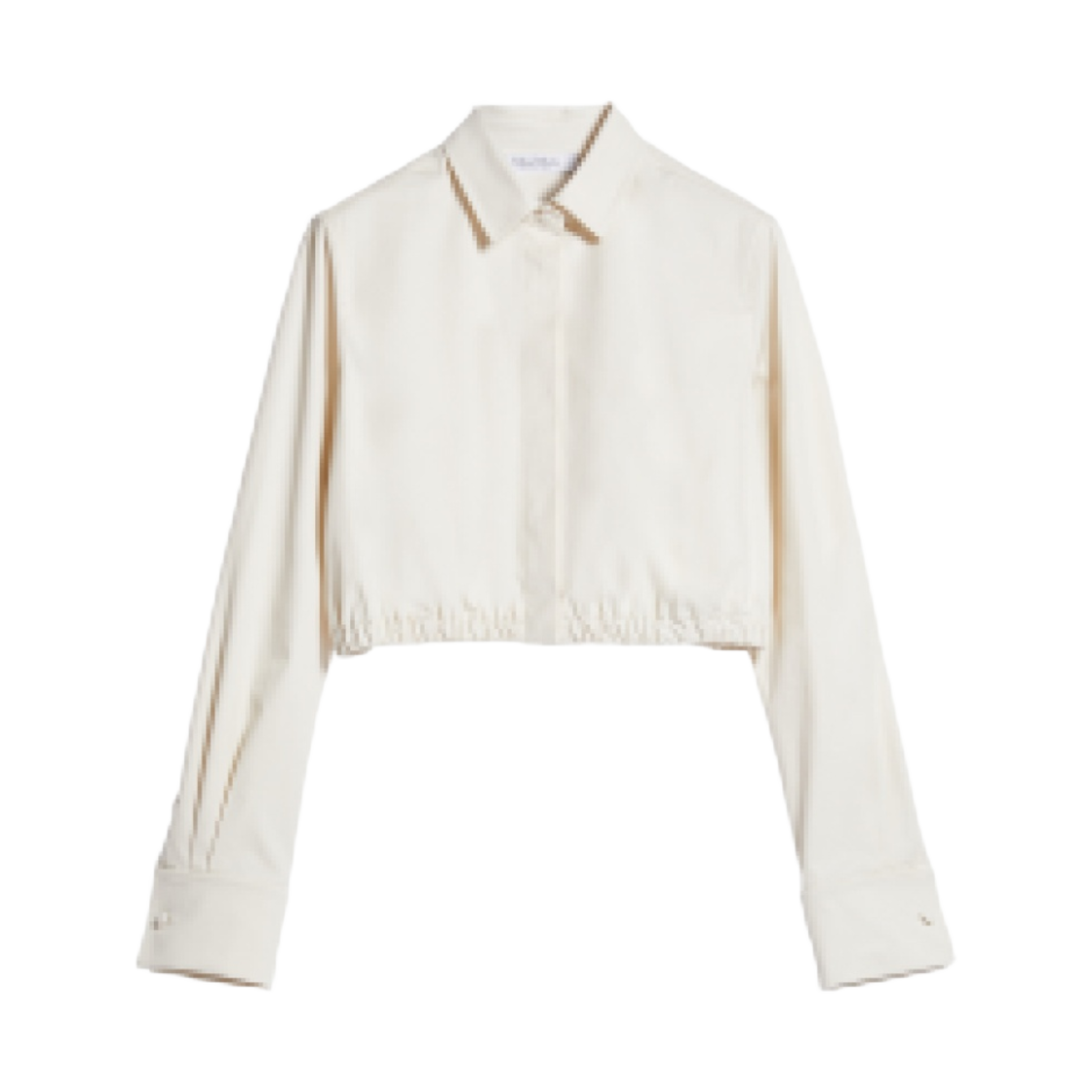 TEVERE-016 (W) Max Mara Tevere Cotton Shirt Ivory