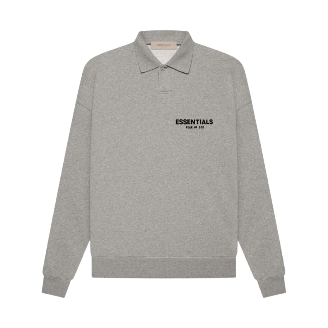 에센셜 더 코어 컬렉션 롱슬리브 폴로 다크 오트밀