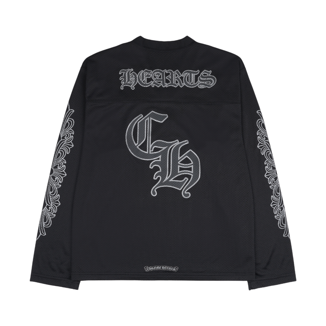 크롬하츠 웜 업 롱슬리브 저지 블랙(Chrome Hearts Warm Up LS Jersey Black)