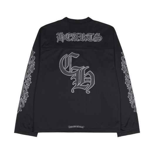 - Chrome Hearts Warm Up LS Jersey Black