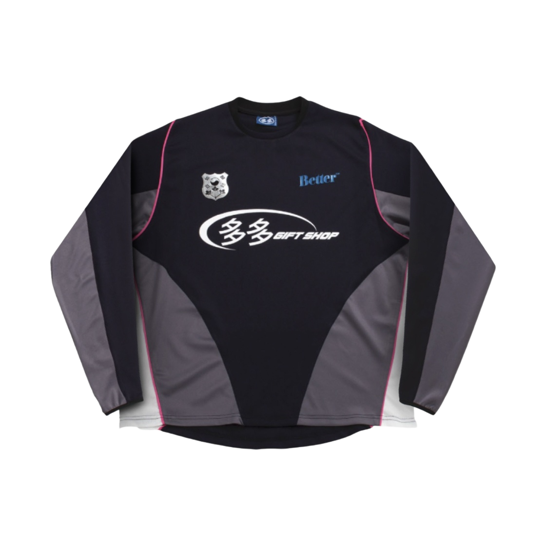 다다 x 베러 기프트 샵 풋볼 저지 블랙(Dada x Better Gift Shop Football Jersey Black)