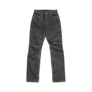 Farfromwhat Circle Washed Denim Pants Black