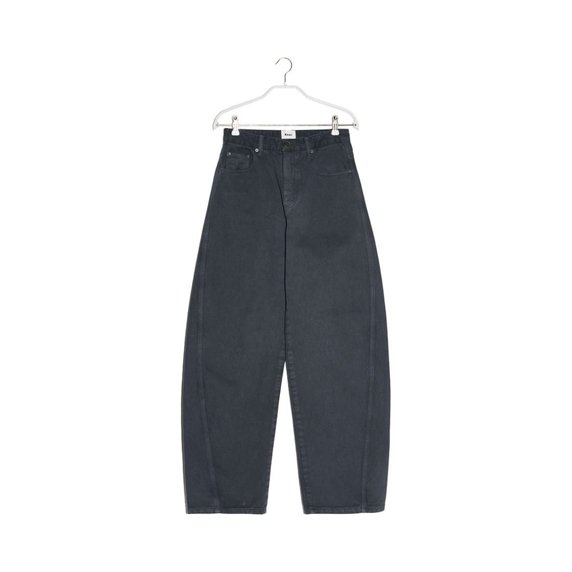 BDWTDPT001D/GY En Or Women Curved Dyeing Denim Pants Dark Grey