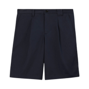 Burberry Embroidered EKD Cotton Cargo Shorts Smoked Navy