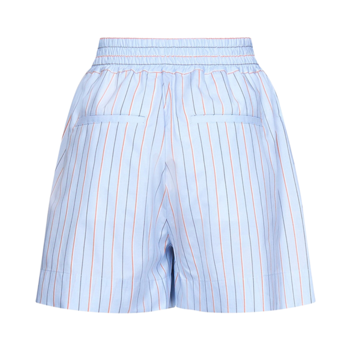 (W) 마르니 스트라이프 코튼 복서 쇼츠 아이리스 블루((W) Marni Striped cotton Boxer Shorts Iris Blue) - 2