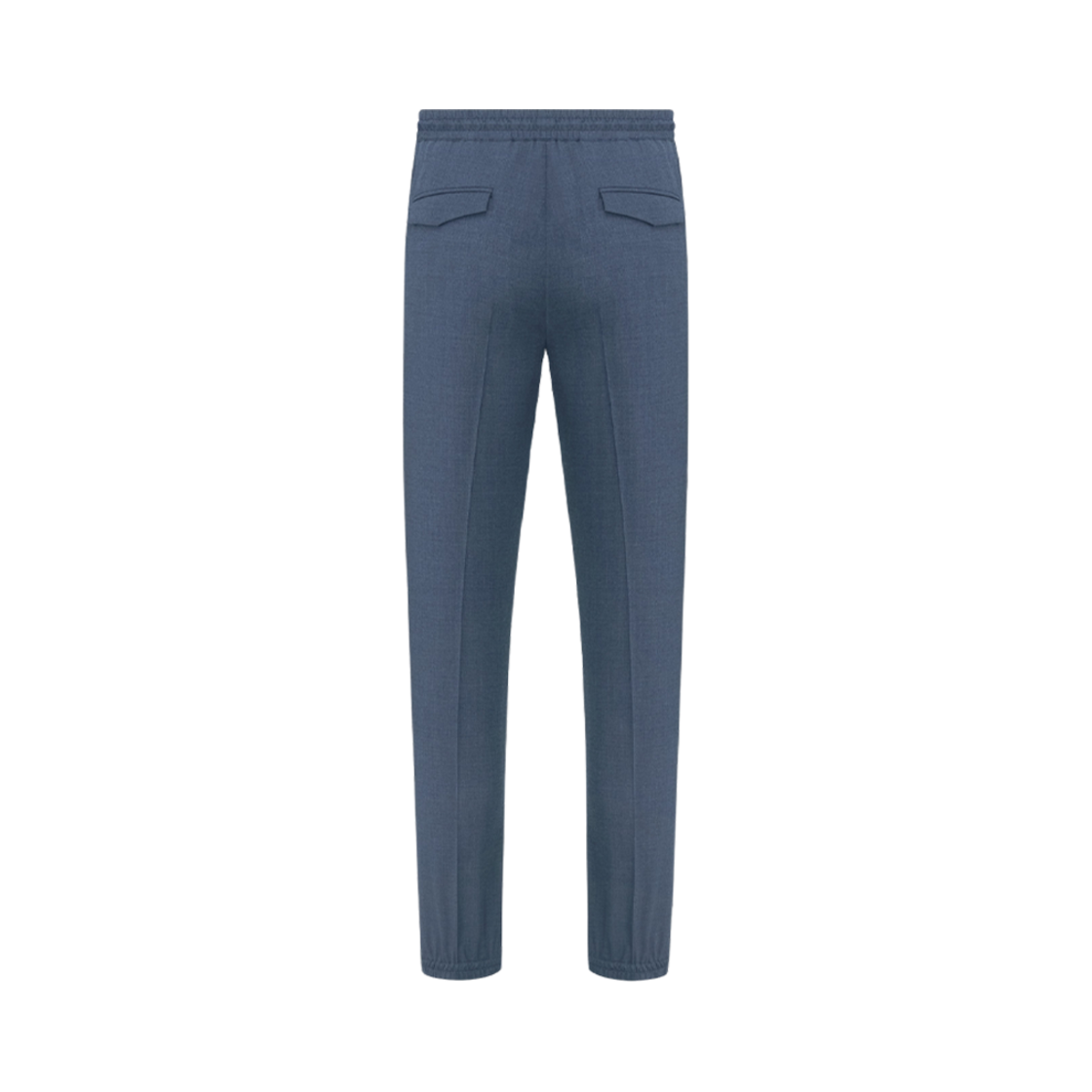 디올 트랙 팬츠 블루 그레이 텍스쳐드 슈퍼 100s 울(Dior Track Pants Blue Gray Textured Super 100s Wool) - 2