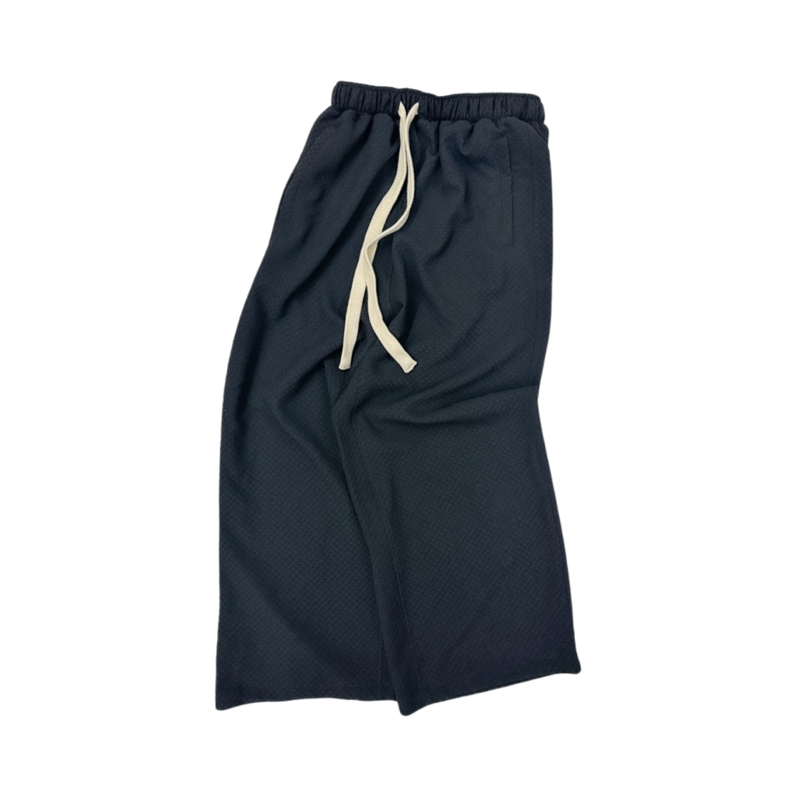 논노드 카프리 파자마 팬츠 자카드 블랙(Nonnod Capri Pajama Pants Jacquard Black)