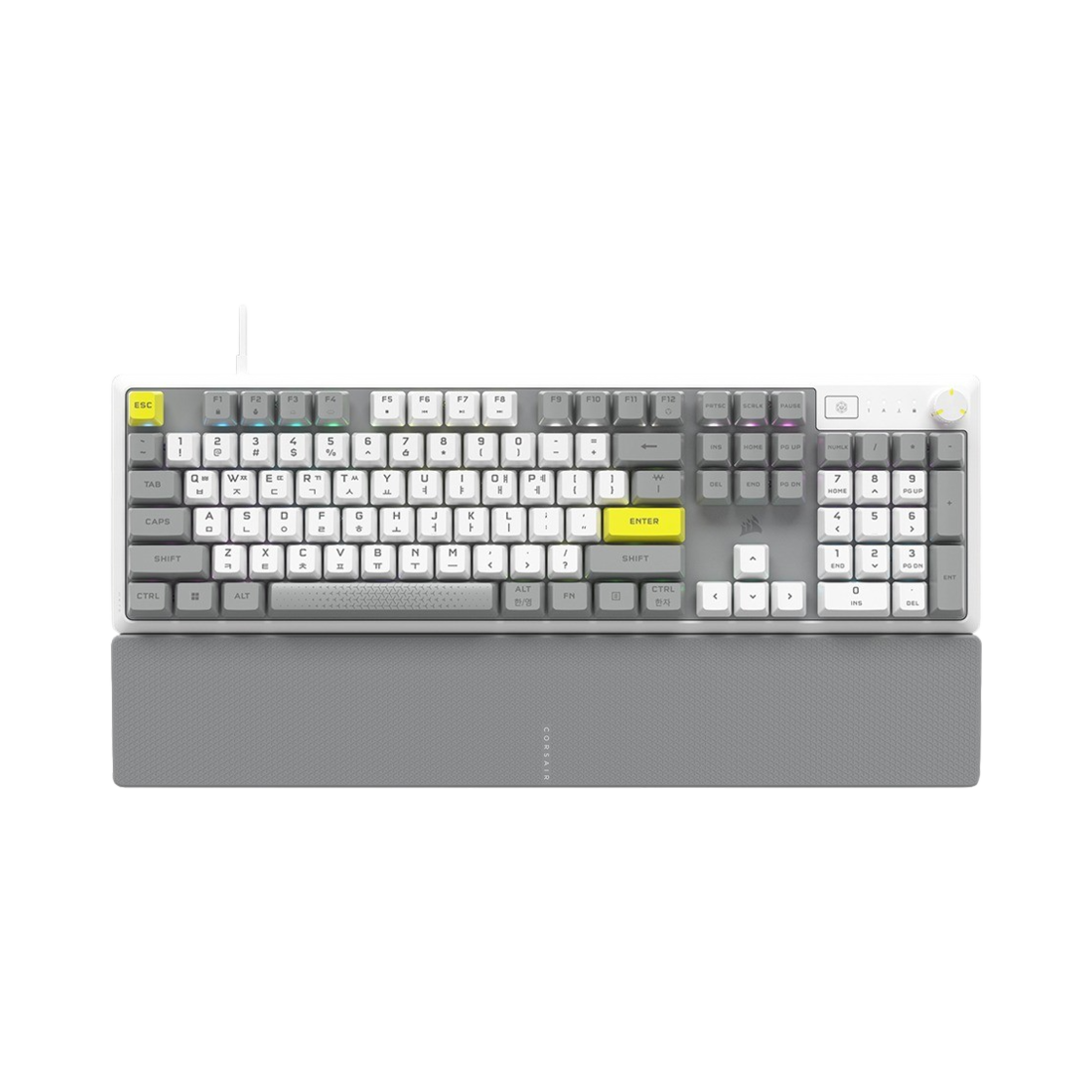 커세어 K70 RGB CORE SE 게이밍 기계식 키보드 적축 화이트(Corsair K70 RGB CORE SE Mechanical Gaming Keyboard Red SwitchesWhite)