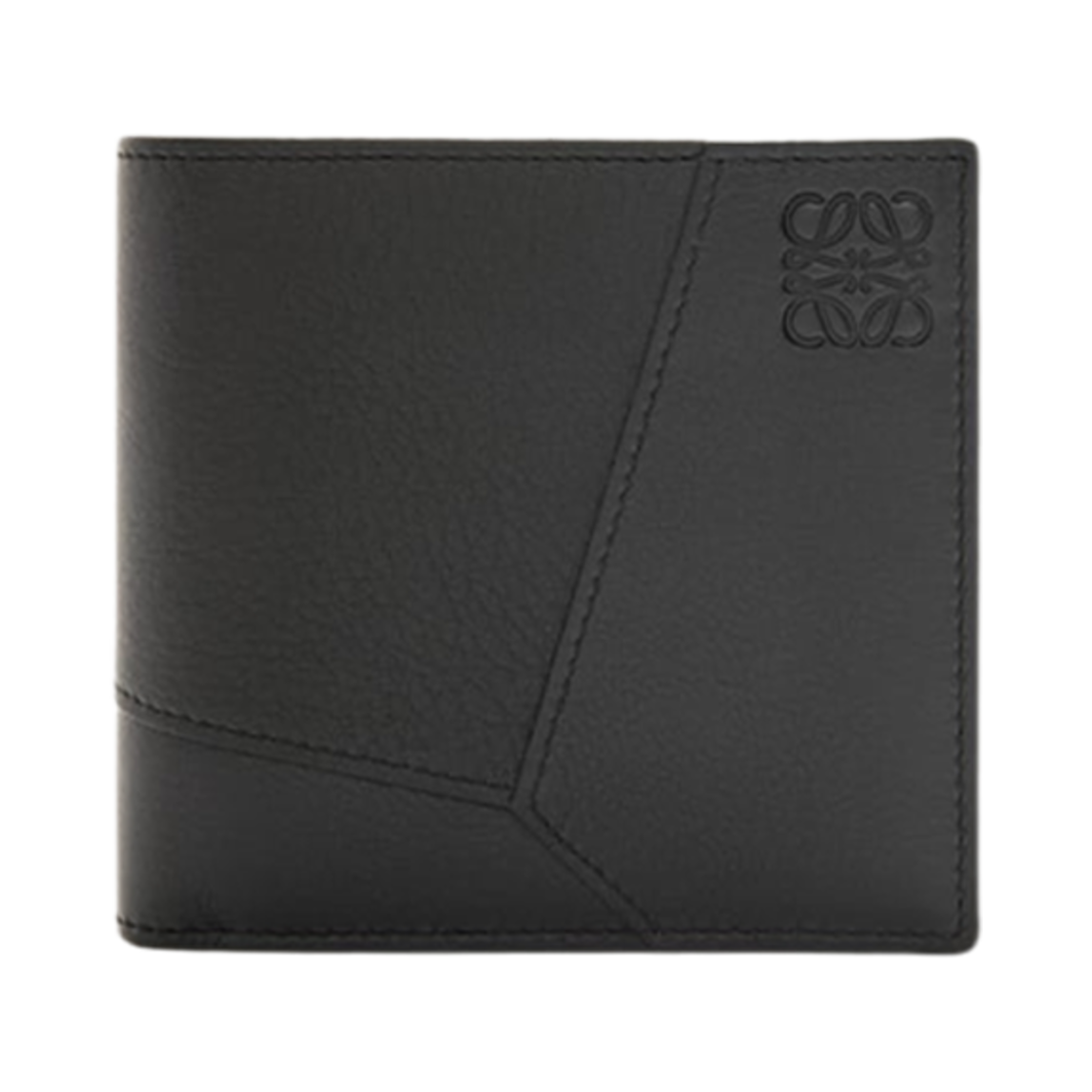 로에베 퍼즐 바이폴드 코인 월렛 인 클래식 카프스킨 블랙(Loewe Puzzle Bifold Coin Wallet in Classic Calfskin Black) - 1