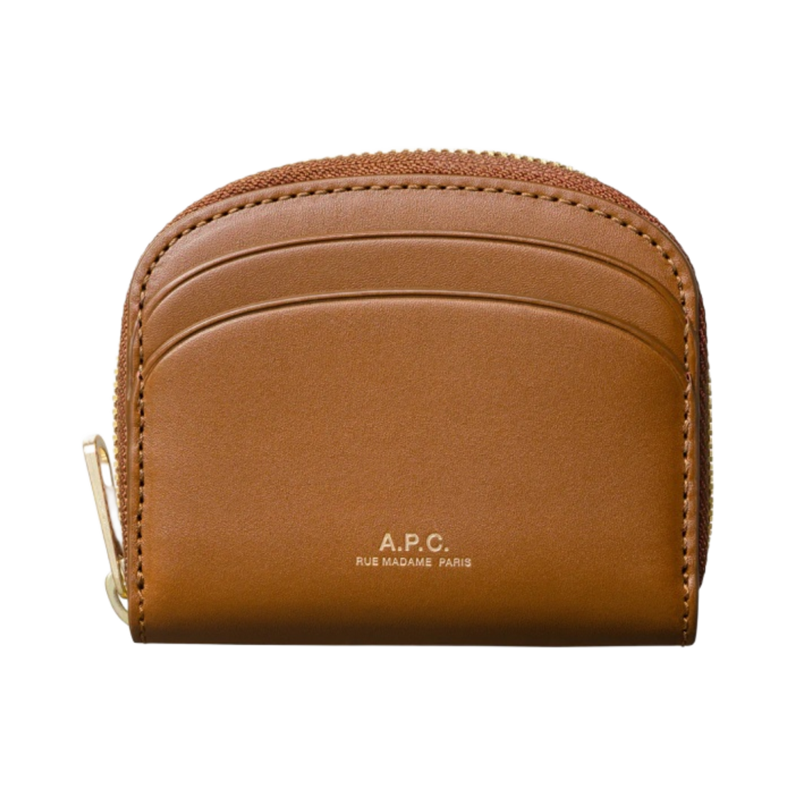 아페쎄 데미룬 미니 컴팩트 월렛 카푸치노(A.P.C. Demi-Lune Mini Compact Wallet Cappuccino) - 1