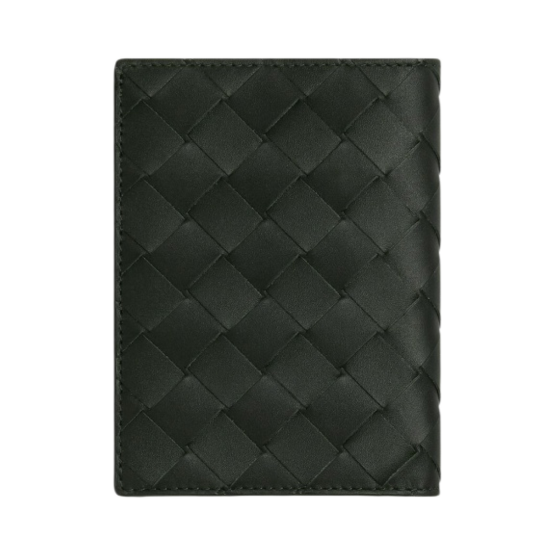 보테가 베네타 인트레치아토 플랩 지갑 다크 그린 트래버틴(Bottega Veneta Intrecciato Flap Wallet Dark Green Travertine) - 3