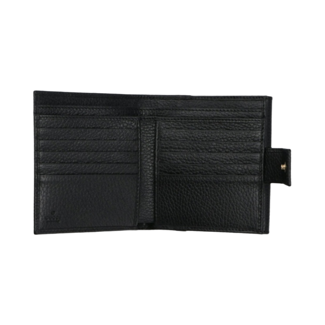 구찌 레더 프렌치 플랩 지갑 블랙(Gucci Leather French Flap Wallet Black) - 2
