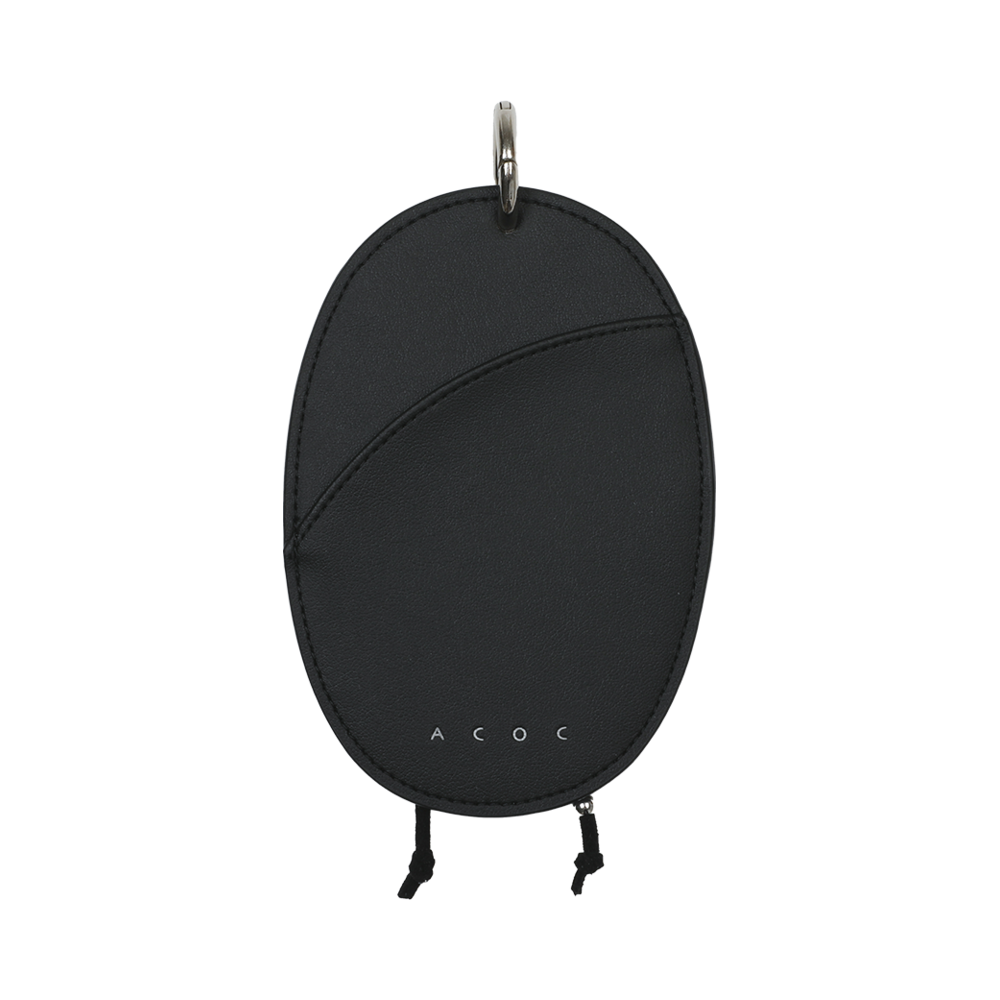 125AC643BK ACOC Pebblet Card Holder_Matt Black