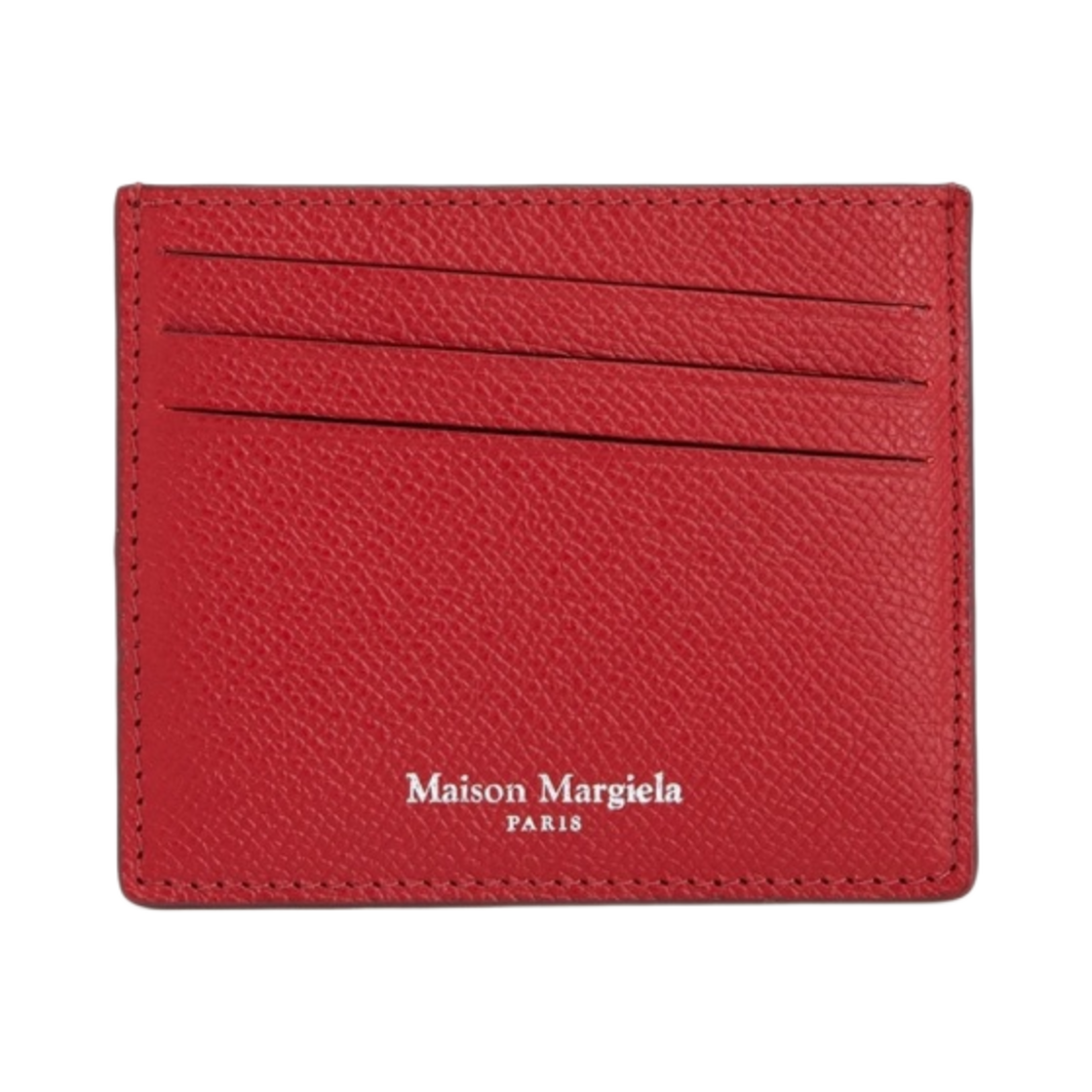 메종 마르지엘라 그레이니 레더 카드 홀더 레드(Maison Margiela Grainy Leather Card Holder Red) - 1
