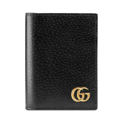 Gucci GG Marmont Leather Card Case Black