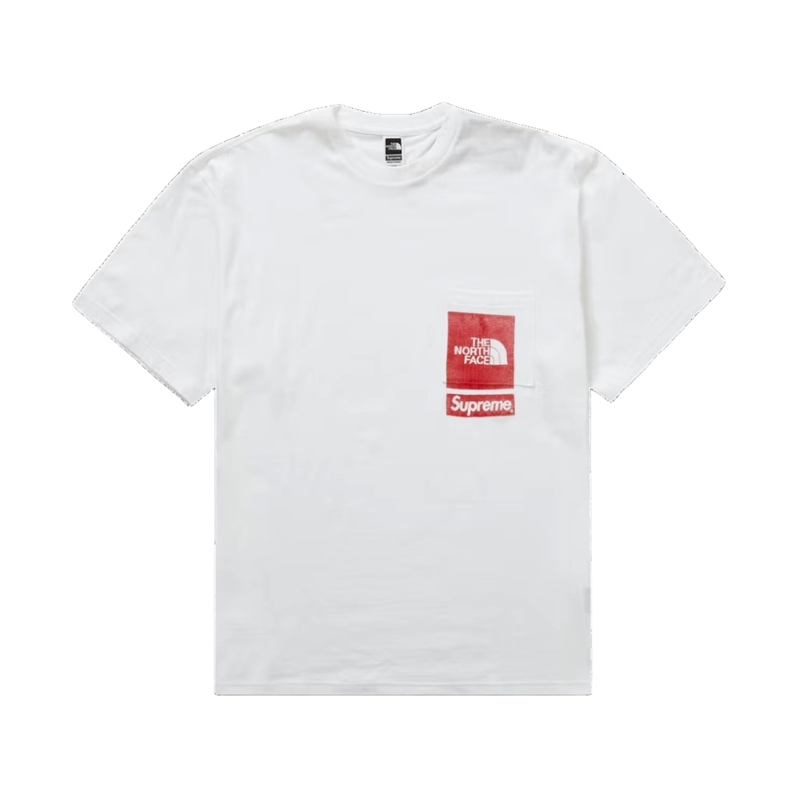 슈프림 x 노스페이스 프린티드 포켓 티셔츠 화이트 - 23SS(Supreme x The North Face Printed Pocket T-Shirt White - 23SS)